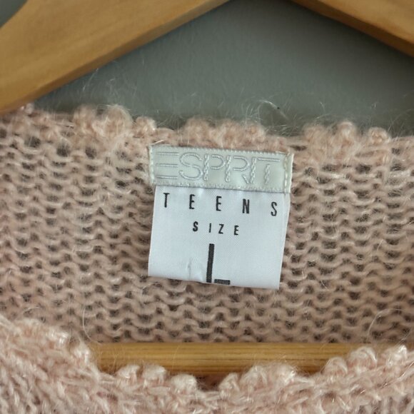 Vintage Fuzzy Pink Sweater - Picture 8 of 8